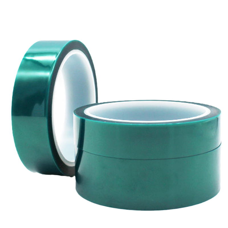 Red green blue transparent clear Silicone Pet Polyester Adhesive Tape