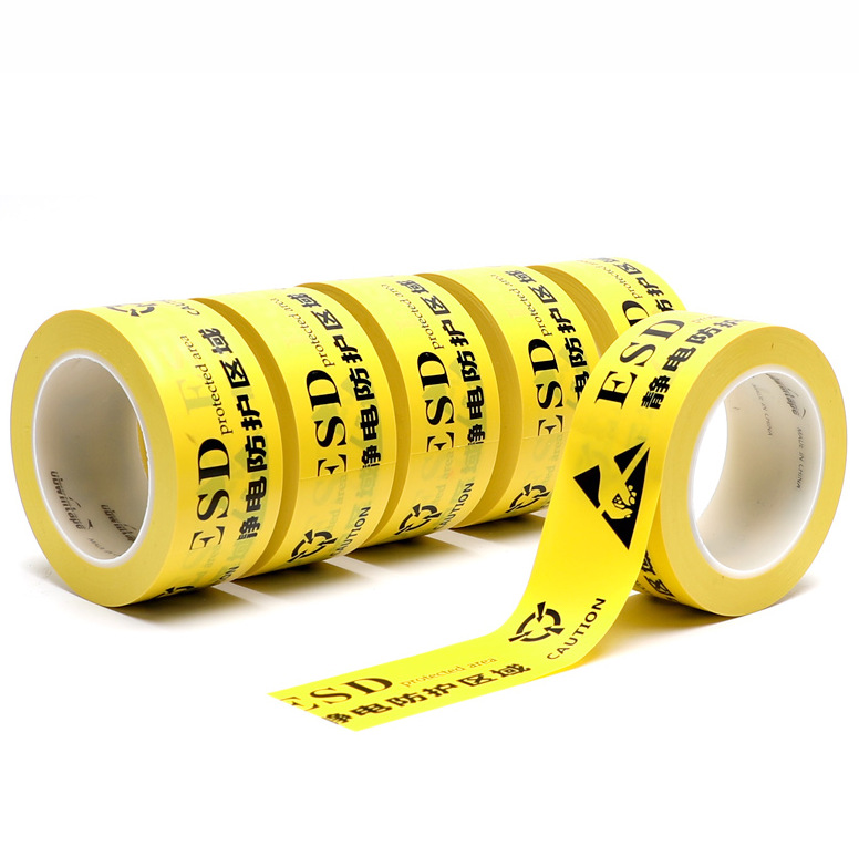 High Performance Hot Sale anti Antistatic Wear-resisting Safety PVC Caution Bitumen meter marking Ground floor Tape