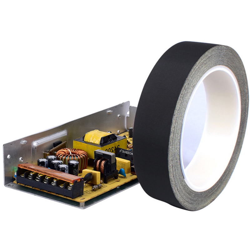 Insulation Flame Retardant Non-Flammable Black Acetate Cloth Electrical Tape