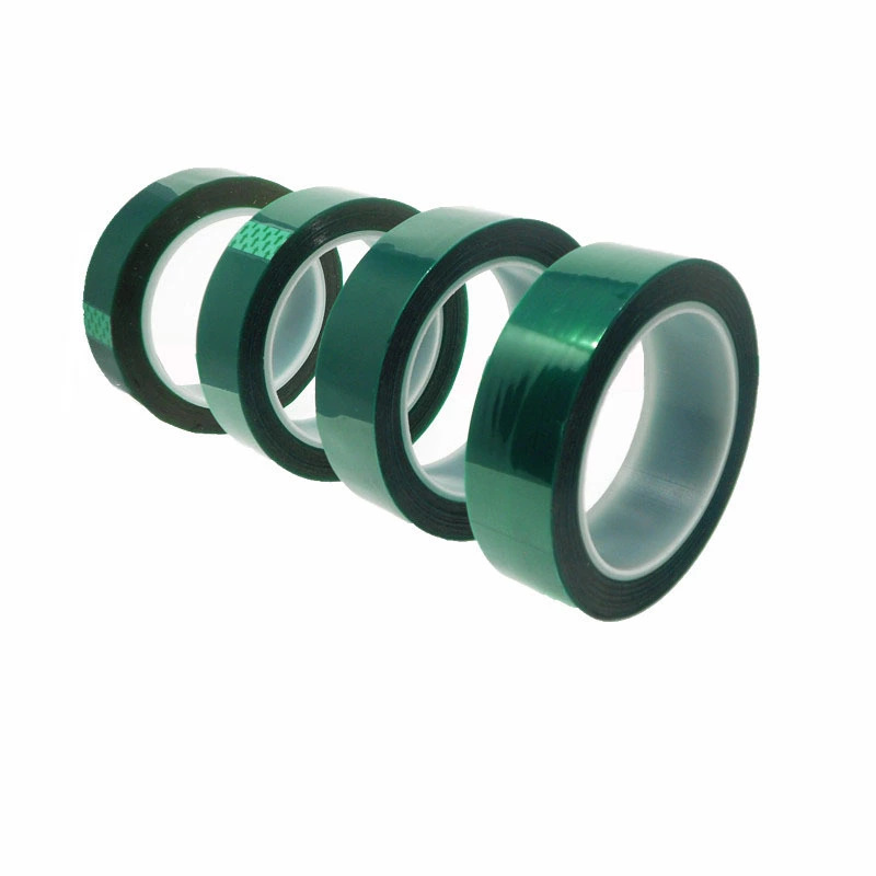 Heat Resistant Transfer Green Silicone Pet Polyester Adhesive Tape