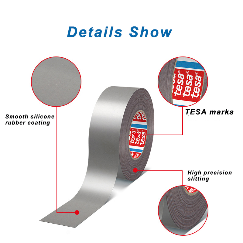 TESA 4563 Silicone Rubber Anti skid Anti adhesive Tape