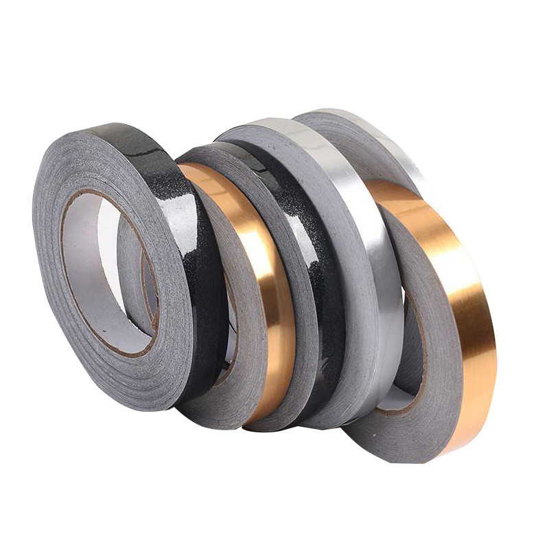 Home Wall Tile Ceramic Gold Silver Foil Self Adhesive Floor Shiny bling Foil Tile gap Decoration Sticker Tape